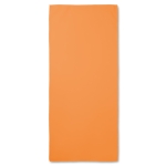 Serviette sport personnalisée en microfibre avec housse Crossfit couleur orange deuxième vue