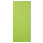 Serviette sport personnalisée en microfibre avec housse Crossfit couleur vert lime deuxième vue