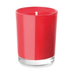 Bougie Ambiance couleur rouge