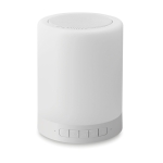 Enceinte Bluetooth personnalisée avec éclairage à 6 couleurs Party couleur blanc