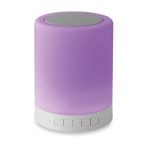 Enceinte Bluetooth personnalisée avec éclairage à 6 couleurs Party couleur blanc quatrième vue