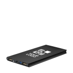 Powerbank solaire de 8.000 mAh Powercard Solarslim vue avec zone d'impression