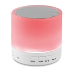 Enceinte professionnel circulaire Bluetooth avec LED 3 couleurs Disco couleur blanc deuxième vue