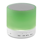 Enceinte professionnel circulaire Bluetooth avec LED 3 couleurs Disco couleur blanc troisième vue