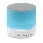 Enceinte professionnel circulaire Bluetooth avec LED 3 couleurs Disco couleur blanc quatrième vue