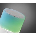 Enceinte professionnel circulaire Bluetooth avec LED 3 couleurs Disco couleur blanc sixième vue
