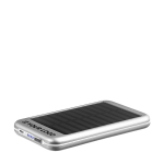 Batterie publicitaire pas chère 4.000 mAh Powercard Solarcharge vue avec zone d'impression