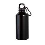 Petite gourde en aluminium aux couleurs vives 400 ml Cruiser couleur noir