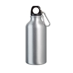 Petite gourde en aluminium aux couleurs vives 400 ml Cruiser couleur argenté mat