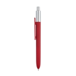 Stylo à bille de couleur avec pointe chromée Encre Bleue Essence Crome couleur rouge