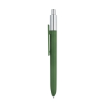 Stylo à bille de couleur avec pointe chromée Encre Bleue Essence Crome couleur vert