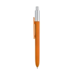 Stylo à bille de couleur avec pointe chromée Encre Bleue Essence Crome couleur orange