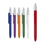 Stylo à bille de couleur avec pointe chromée Encre Bleue Essence Crome diverses couleurs