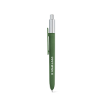 Stylo à bille de couleur avec pointe chromée Encre Bleue Essence Crome avec zone d'impression