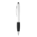 Stylo classique avec corps blanc et encre bleue Toptouch couleur noir