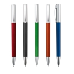 Stylo promotionnel avec effet métal à l'Encre Bleue Metallic Print diverses couleurs