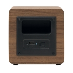 Enceinte personnalisable en bois pas cher avec amplificateur Eco Mini couleur marron troisième vue