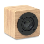 Enceinte personnalisable en bois pas cher avec amplificateur Eco Mini couleur bois