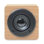 Enceinte personnalisable en bois pas cher avec amplificateur Eco Mini couleur bois deuxième vue