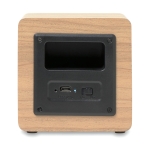 Enceinte personnalisable en bois pas cher avec amplificateur Eco Mini couleur bois troisième vue