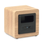 Enceinte personnalisable en bois pas cher avec amplificateur Eco Mini couleur bois quatrième vue
