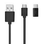 Batterie externe avec logo d'entreprise 8.000 mAh Wireless couleur gris cinquième vue