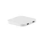 Chargeur sans fil carré pour téléphone portable ChargePad couleur blanc