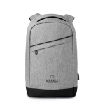 Sac à dos pour ordinateur portable de 13´´ avec port USB Energize couleur gris cinquième vue principale