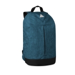 Sac à dos publicitaire de voyage antivol en polyester 600D SaveTrip couleur bleu