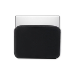Housse personnalisée avec mousse pour ordinateur portable 15” York couleur noir deuxième vue