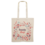Impression de votre logo sur ce sac coton de 140 g/m2 Eco Plus couleur beige deuxième vue principale