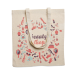 Impression de votre logo sur ce sac coton de 140 g/m2 Eco Plus couleur beige troisième vue principale