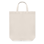 Sac pliant publicitaire en coton 100 g/m2 personnalisé EcoPocket couleur blanc