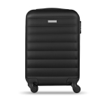 Valise publicitaire de voyage en plastique personnalisées Trend couleur noir quatrième vue