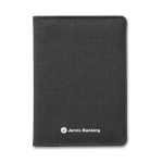 Portefeuille avec espace pour mettre le passeport Monedero SaveKeep couleur noir deuxième vue principale
