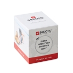 Adaptateur de voyage multifonctionnel pour clients Skross MUV USB couleur blanc troisième vue