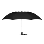 Parapluie d'entreprise pliable et coupe-vent Ø102 Hurricane couleur noir