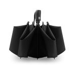 Parapluie d'entreprise pliable et coupe-vent Ø102 Hurricane couleur noir cinquième vue