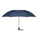 Parapluie d'entreprise pliable et coupe-vent Ø102 Hurricane couleur bleu
