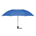 Parapluie d'entreprise pliable et coupe-vent Ø102 Hurricane couleur bleu roi