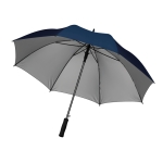 Parapluie imprimé moderne avec intérieur argenté Ø120 Monsoon Plus couleur bleu