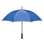 Parapluie imprimé moderne avec intérieur argenté Ø120 Monsoon Plus couleur bleu roi troisième vue