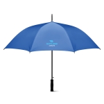 Parapluie imprimé moderne avec intérieur argenté Ø120 Monsoon Plus couleur bleu roi troisième vue principale