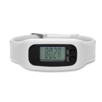Bracelet sportif publicitaire à offrir lors d'événements Crossfit couleur blanc cinquième vue