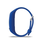Bracelet sportif publicitaire à offrir lors d'événements Crossfit couleur bleu roi deuxième vue
