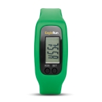 Bracelet sportif publicitaire à offrir lors d'événements Crossfit couleur vert lime quatrième vue principale