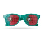 Lunettes publicitaires à motif de drapeau de pays Fanclub couleur multicolore