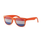 Lunettes publicitaires à motif de drapeau de pays Fanclub couleur orange deuxième vue