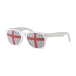 Lunettes publicitaires à motif de drapeau de pays Fanclub couleur ivoire deuxième vue