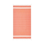 Serviettes de plage personnalisée pas chère en coton coloré Ibiza couleur orange